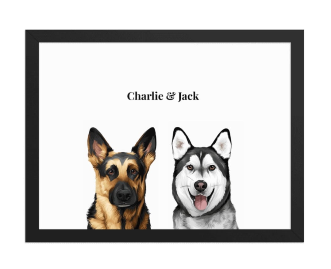 Modern Custom Pet Portraits - Image 4
